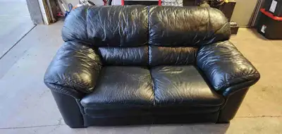 3 seat sofa and loveseat The 3 seat has some small tears but not very visible. The loveseat has a sm...