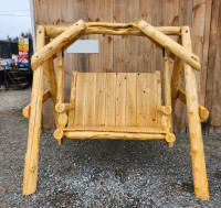 Cedar log furniture