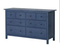 Ikea Hemnes 8 drawer dresser Blue