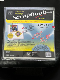 BNIP Scrapbook Refills (10 pages) 12” x 12” 