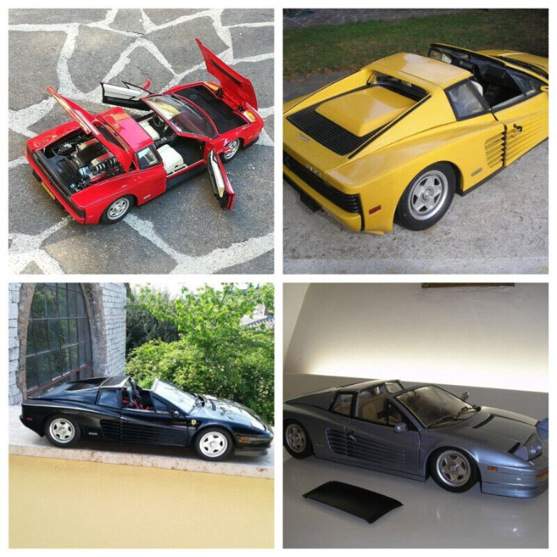 Maquette Pocher Ferrari F40 Et Porsche 1/8 - Kit Dodge Charger R/T Inclus - Neuf