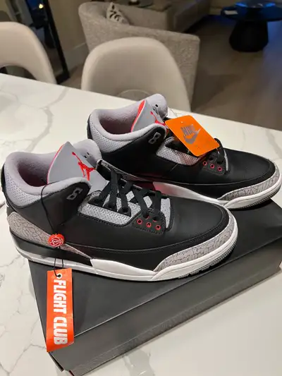 Nike Air Jordan Retro 3 Black Cements 10.5 New Men’s, View more