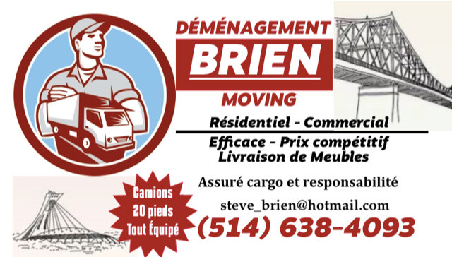 Pro Movers: West Island/Montreal Déménagement Brien 514 638 4093 dans Déménagement et entreposage  à Ouest de l’Île - Image 2