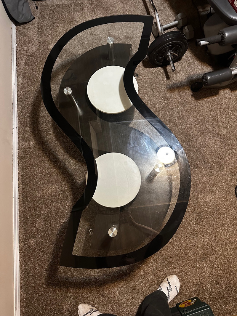 S Shaped Coffee Table With Stools Coffee Tables Calgary Kijiji