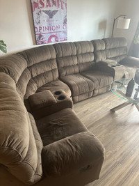 Reclining sectional 