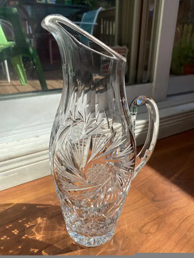 Set of 3 vintage Pinwheel Crystal  stemware in Kitchen & Dining Wares in City of Montréal - Image 6