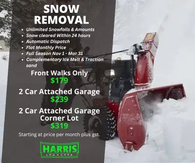 Residential Snow Removal – Flat Monthly Rates (North Edmonton), View more
