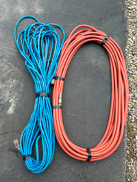 Air hose and electical cord