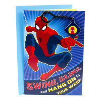 New Hallmark Spider-Man Birthday Fun with Flashlight Card - $10
