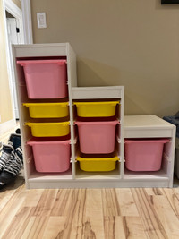 IKEA Trofast step storage with bins