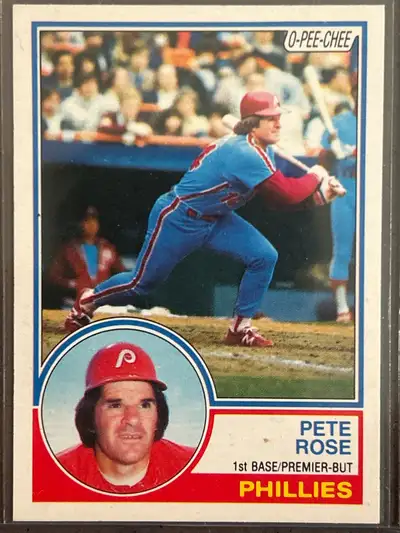 1983 OPC Pete Rose Baseball Card, View more