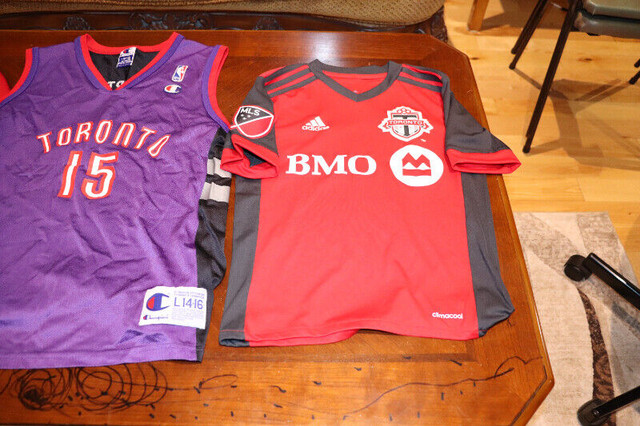 YOUTH CANADA TORONTO BLUE JAYS , RAPTORS AND FC OFFICIAL JERSEYS in Other in Mississauga / Peel Region - Image 4