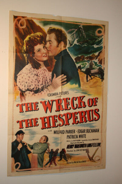 1-sheet Theatre poster- 1948 Movie – The Wreck of the Hesperus in Arts & Collectibles in Dartmouth - Image 2