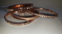4 Stackable Bracelets 