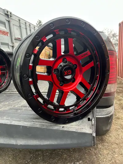 Set of 4 18”Wheels Bolt Pattern 5x127 Fit Jeeps Chrysler etc Call text 778-720-5512