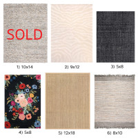 Natural Fiber Area Rugs (Wool, Leather, Cotton, Jute, Seagrass)