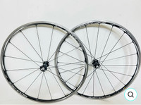 Carbon fibre wheel set with Continental tires and Aerothan tubes