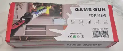 Game Gun for Switch/OLED, Switch Game Grip Compatible with Splatoon 2/Splatoon 3, Replacement Joy-Co...