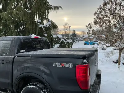 ABS Lid one peice black locking lid to fit 2018 to 2022 Ford Ranger crew cab. Two people can remove...