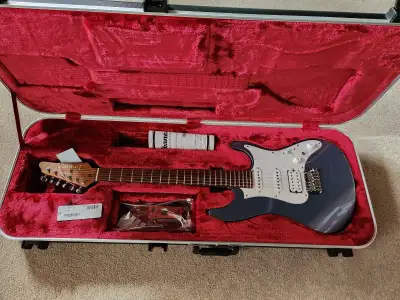 Selling my Ibanez AZ2204ICM Prestige sample. Ibanez moulded case included. Sold As Is. No Ibanez war...