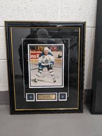 Hockey Matt Sundin framed and signed picture