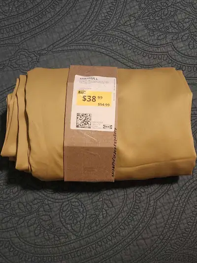 Got these curtains in the "discount" section of Ikea , brought them home - not the right color. They...