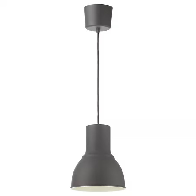 Pendant lamp, dark gray in Indoor Lighting & Fans in Ottawa - Image 3
