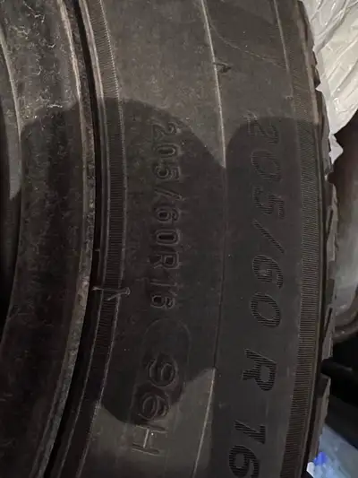 Selling winter tires already mounted and balanced on rims. Michelin X-ICE Snow thread wear 9 and 10/...