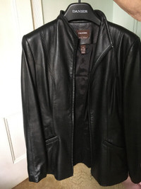 Women's dress leather jacket
