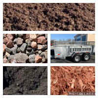 Dump runs, , brush removal, topsoil, mulch, crushed rock, 