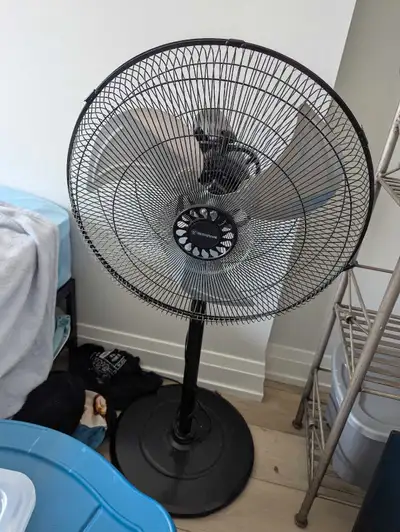 Keep cool with this Westinghouse stand up fan, featuring a oscillating head and three speed settings...