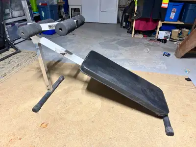 sit-up bench (decline, adjustable), View more