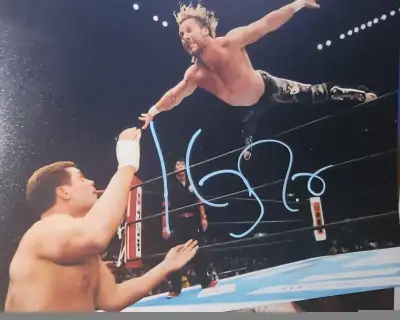 Kenny Omega signed 8x10 photo AEW Wrestling Lutte, View more