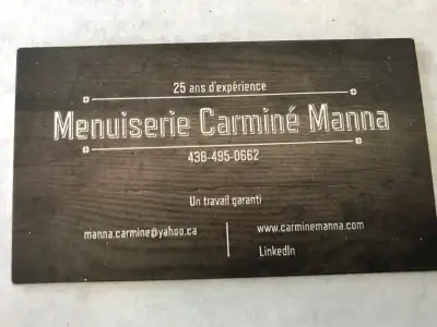 Fabrication artisanale de petits meubles en bois, View more