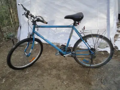 Vélo Raleig homme, repeint en bleu ciel, pneus quasi neufs $60, View more