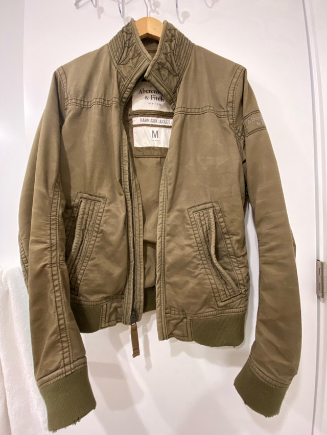 Abercrombie & Fitch Harrison Vintage Military Bomber Jacket Medi in Men's in Burnaby/New Westminster