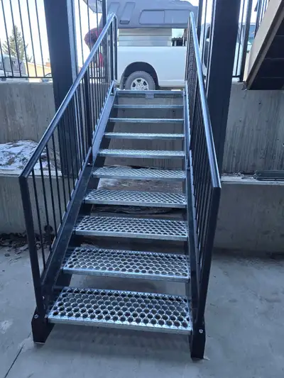 STAIRS, CONDOS LEVELS - STEEL, ALUMINUM, CUSTOM FABRICATION BASED ON YOUR DRAWING, REQUIREMENT, SPEC...