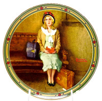 NORMAN ROCKWELL A YOUNG GIRL’S DREAM COLLECTIBLE PLATE