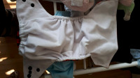 Cloth diapers with inserts