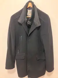 London Fog cashmere and wool black men’s coat - Size 42R