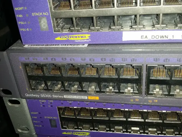 Extreme Networks Summit X450e-48p 48-Ports POE Gigabit Switch Ma in Other in City of Montréal - Image 5