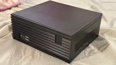 Black Mini ITX Industrial Style PC Case, View more