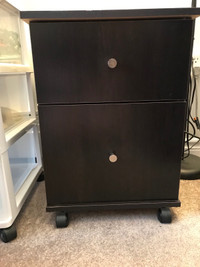 Wooden filing cabinet 