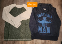Kid's Long Sleeve Sweatshirts- size 7-8