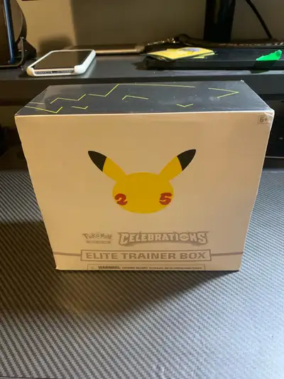 New sealed Pokemon Celebrations Elite trainer box ETB pikac, View more