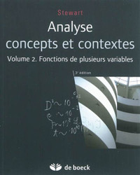 Analyse Concepts & Contextes Vol 2 Fonc. plusieurs 3e éd Stewart