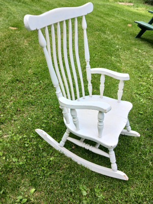 Wood Rocking Chair In British Columbia Kijiji - Patio Furniture Kijiji Bc