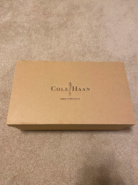 Cole Haan Men's Black Leather Shoes (NEW) Size 10.5M