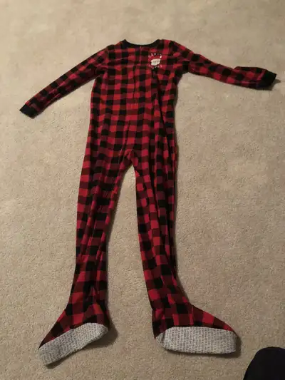 Fleece footed onsies, View more