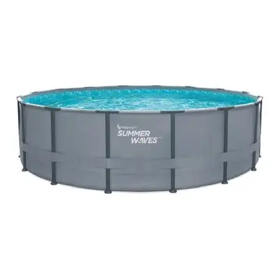 Summer Waves Elite 16'x48 Frame Pool with SkimmerPlus Filter Pump System Package Dimensions: 115x75x...